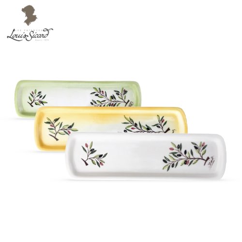 Repose Cuillère Décor Olivier - Faïences Louis Sicard