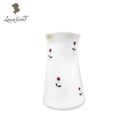 Carafe de face - 80 cl - Collection "Semis BLanc" - Faïence Louis Sicard