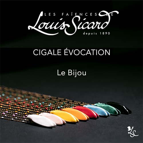 Certificat d'Authenticité - Bijou Cigale Évocation - Faïences Louis Sicard