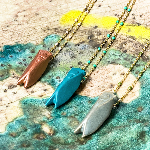 Bijou - Ras de Cou - Cigale Évocation - Faïences Louis Sicard