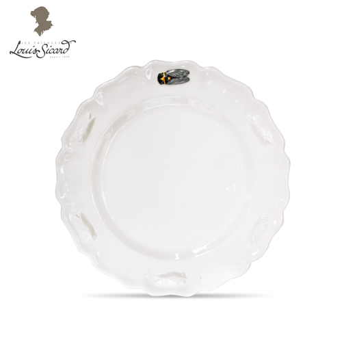 Plat Rond Ø36cm - Collection Art de la Table - Décor Cigale - Faïences Louis Sicard