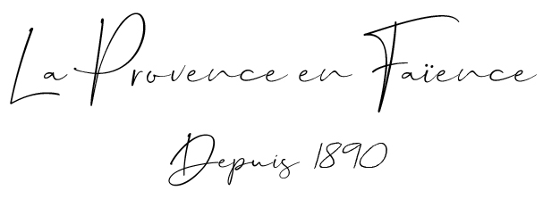 Photo du Slogan des Faïences Louis Sicard "La Provence en Faïence - Depuis 1890"
