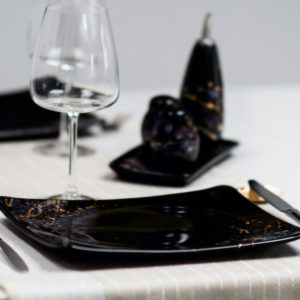 Visuel Table - Collection Art de la Table Black Impression - Faïences Louis Sicard