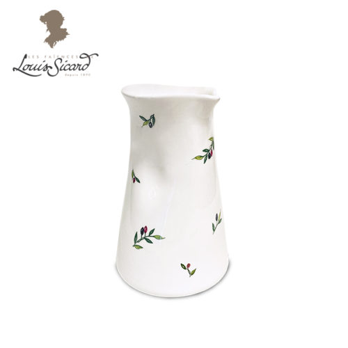 Carafe - 80 cl - Collection "Brin d'Olive" - Faïence Louis Sicard