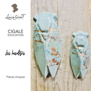 Visuel - Cigale Evocation - Les Insolites - Pièces Unique - Faïences Louis Sicard