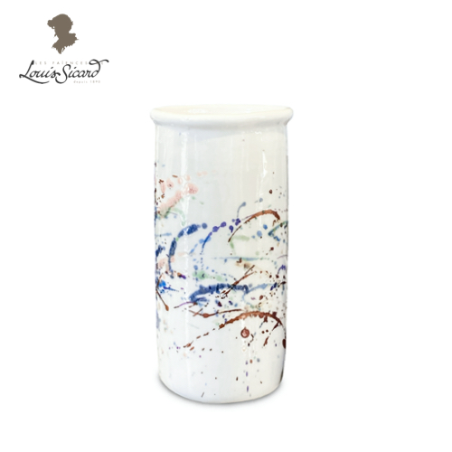 Brique à vin décor Impressions Marines - Pièce Unique - Faïences Louis Sicard