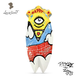 Cigale Evocation 30 cm. Collab Piotre x Louis Sicrad - Collection Le Chant des Cigales