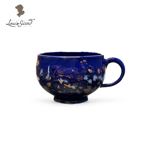 Bol avec Anse - Collection Art de la Table Impression Céleste - Faïences Louis Sicard