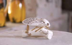 Cigale sur Branche des 130 Ans - Faïences Louis Sicard