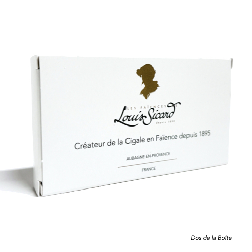 Dos de la Boîte de 6 Repose-Couteaux - Collection Tradition - Louis Sicard