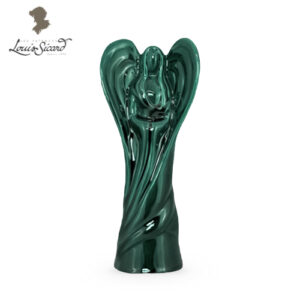 Ange-Vert-Emeraude-Faiences-Louis-Sicard-Aubagne Statuette Ange en Faïence - Couleur Vert Emeraude Brillant - Faïences Louis Sicard